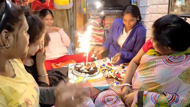 Ajeker Amra Sobai Minatir Birthday Celebrate Korlam || Sampas Eating And Vlogs смотреть онлайн