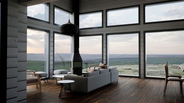 Unreal Engine 5 Lumen Archviz - House on the cliff смотреть онлайн
