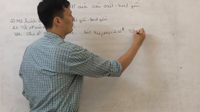 Lớp 11 chương điện li Độ pH của Axit Bazơ yếu смотреть онлайн