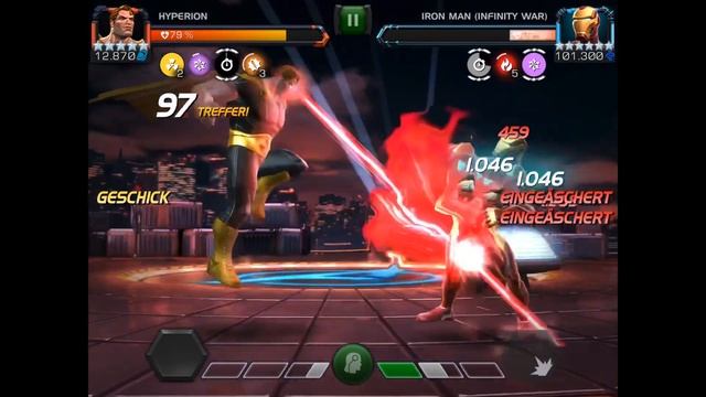Mcoc | Act 6.3.4 - Bossfight | 5* R5 Hyperion Vs. Iron Man (Infinity War)