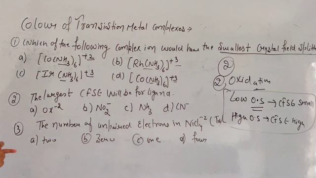 [3] Metal Ligand Bonding In Transition Metal Complexes | Inorganic chemistry | BSc 3rd Year смотреть онлайн