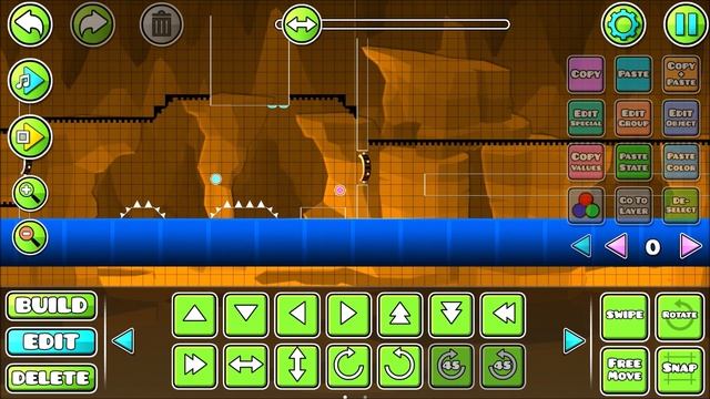 Редактирую уровень подписчика Geometry Dash #2 смотреть онлайн