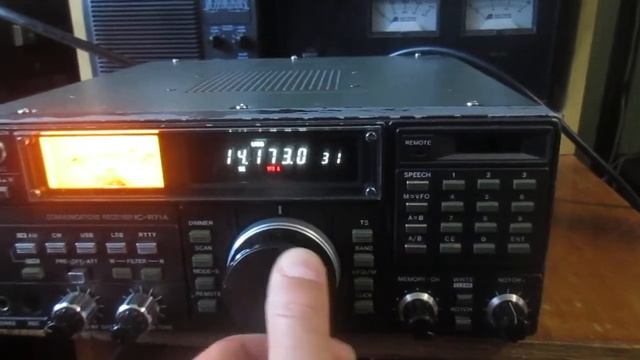 Работа Icom R-71A на 20м диапазоне смотреть онлайн