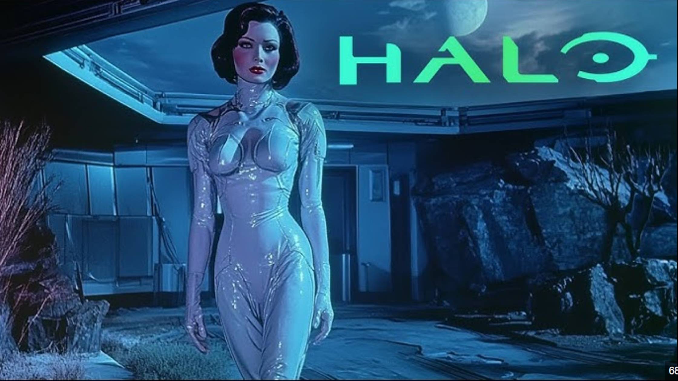 Нейросеть сгенерировала Halo в стиле 50-х смотреть онлайн