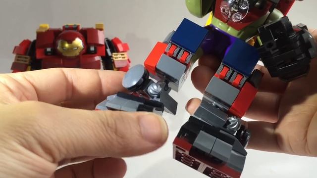LEGO Hulk Armor VS Hulkbuster Custom Moc Led