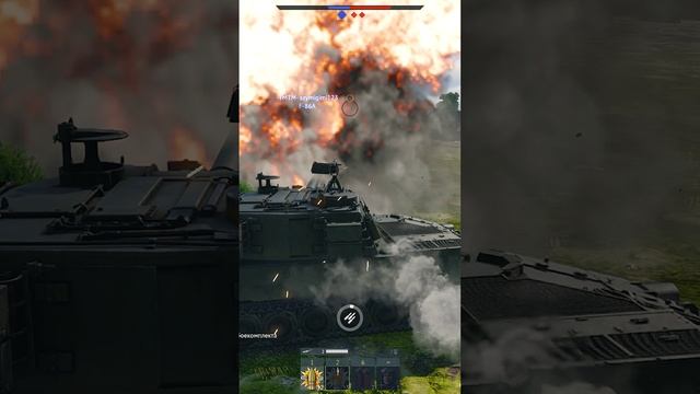 Фугас взвёлся об воздух в #warthunder смотреть онлайн