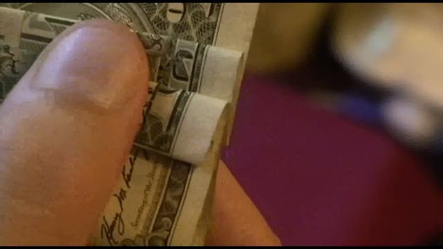 Dollar Bil Trick--- Pentagon dragon face ! смотреть онлайн