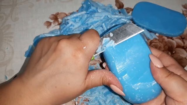 Asmr SOAP💙💙💙 blue soap/Режу сухое мыло/очень сухое мыло/релакс/Soapsmr/режу мыло/Хруст CurlsA смотреть онлайн