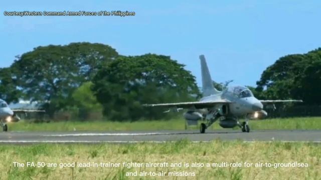 Two FA-50 fighter jets of Philippine Air Force flew in tandem over the Philippine Navy's BRP Bacolo смотреть онлайн