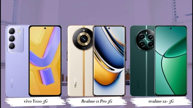 vivo Y100 5G vs Realme 11 Pro 5G vs realme 12+ 5G смотреть онлайн