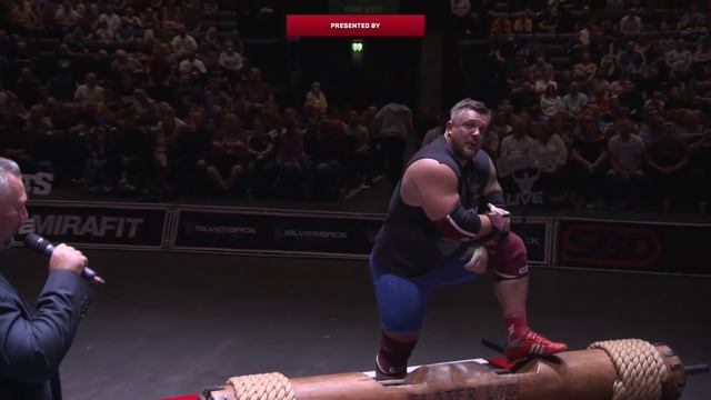 Stoltmans take on 150kg Log Press! смотреть онлайн
