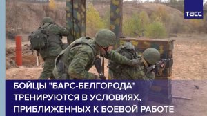 Бойцы «БАРС-Белгорода» тренируются в условиях, приближенных к боевой работе