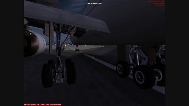 FSX-Airbus Industries A340-600 sunrise approach LOWW/VIE смотреть онлайн