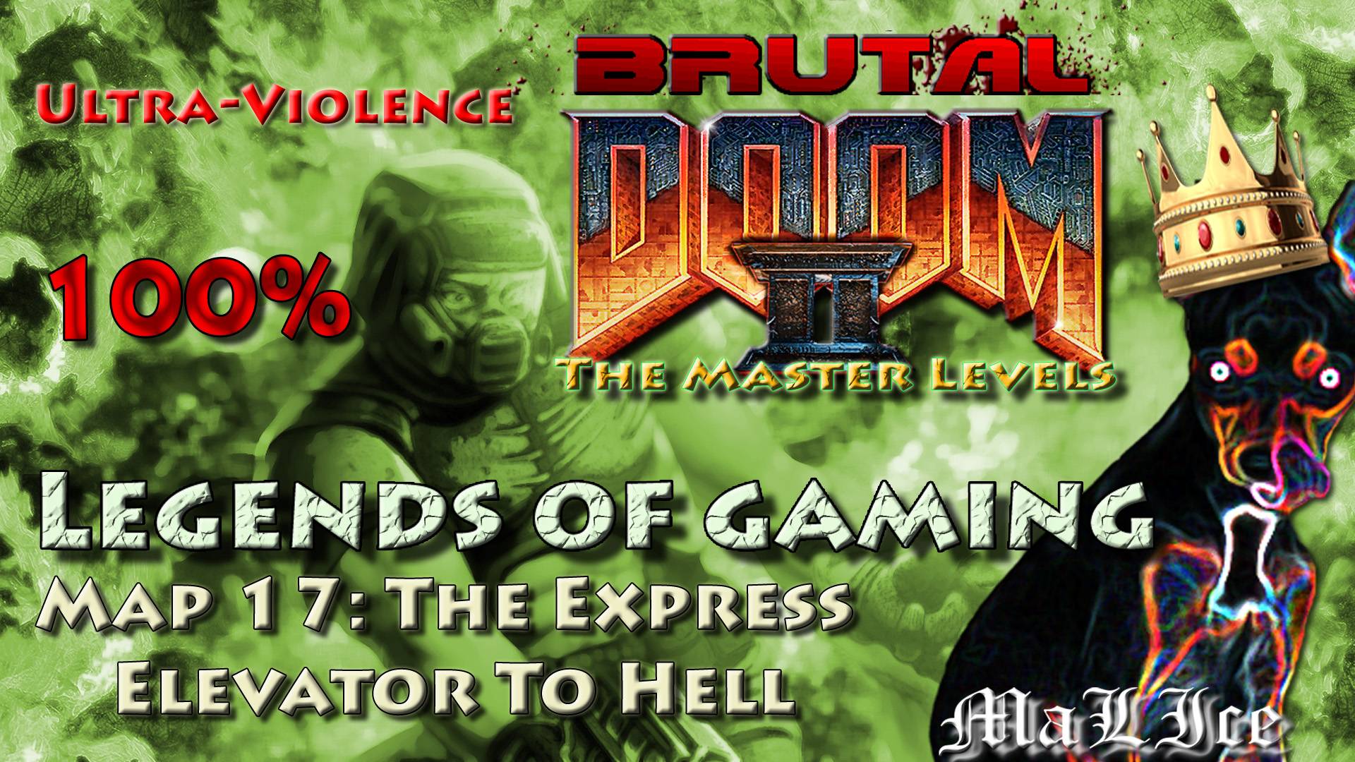 Brutal Doom 2 The Master Levels - Level 17: The Express Elevator To Hell смотреть онлайн