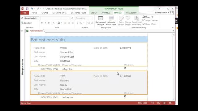 Microsoft Access 2013 -Tutorial 4 (4.2) Creating Forms And Reports