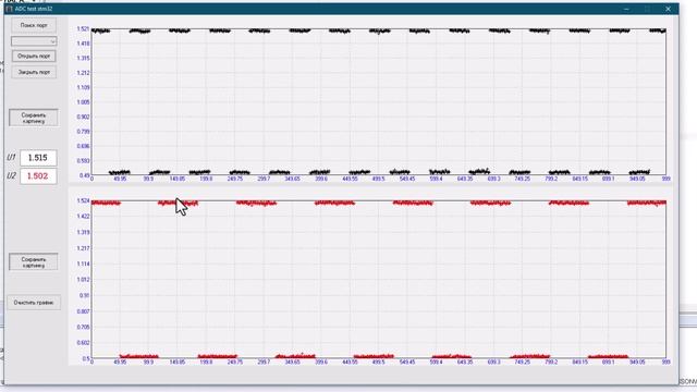 Тест быстродействия АЦП используя HAL