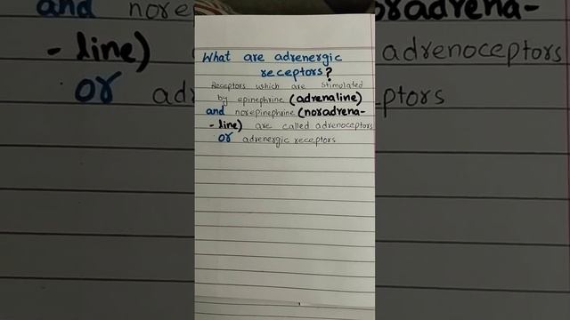 What are adrenoceptors? What are adrenergic receptors? #pharmacology #pharmacy #learnaboutmedicine, смотреть онлайн