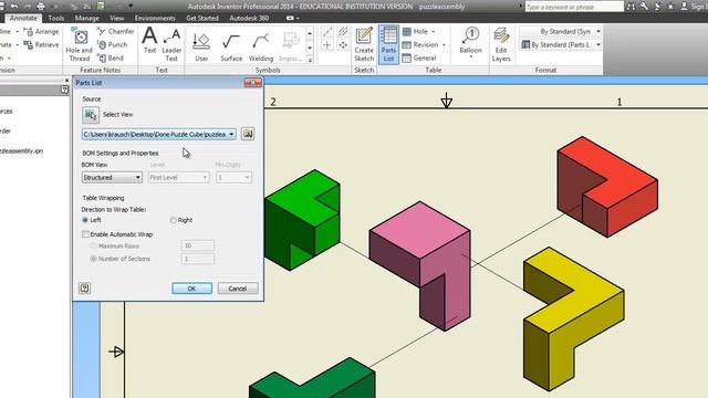 Exploded View of Puzzle Cube смотреть онлайн