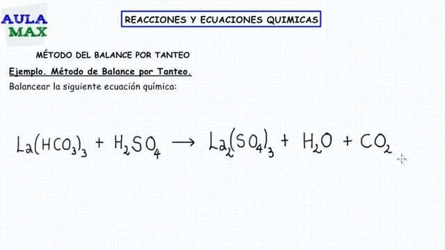 Balanceo por método de TANTEO (Ejemplo 5) смотреть онлайн