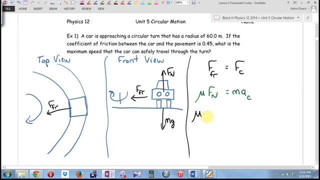Physics 12 U5L1 Kinematics of Circular Motion Pt 2 смотреть онлайн