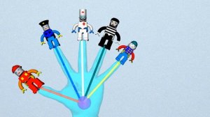 Семья пальчиков  мультфильм | Finger Family Song | Учим профессии  #мультфильм #семьяпальчиков #3д