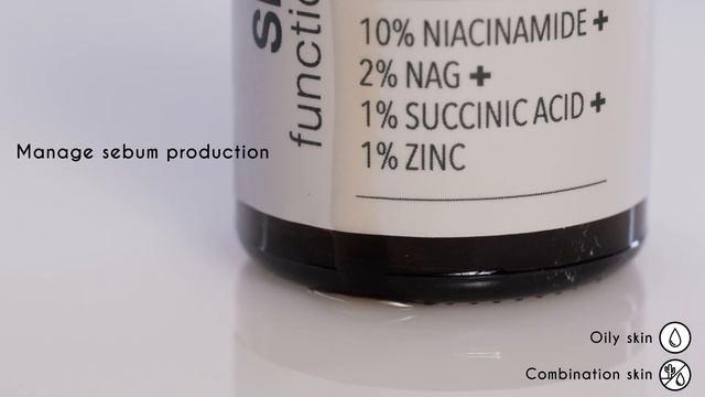 Manage blemish & sebum production, 10% Niacinamide 2% NAG 1% Succinic Acid 1% Zinc, SKIN functional смотреть онлайн