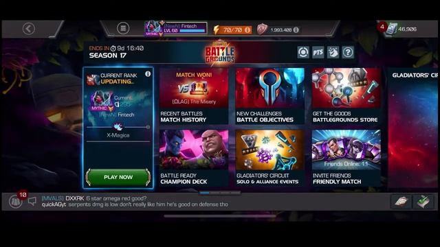 Fintech VS kiki_lala03 | KT1 Evizone Tournament Round 2 | MCOC Battlegrounds смотреть онлайн