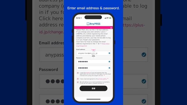 【AnyPASS】User registration смотреть онлайн