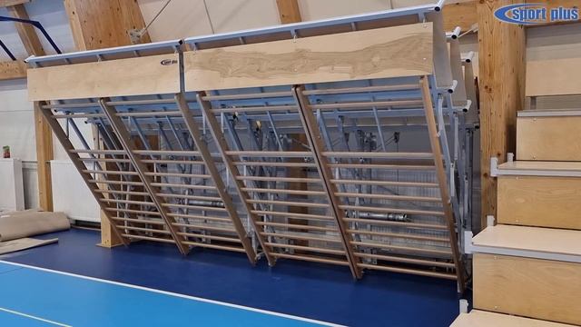 Trybuny składane z funkcją drabinek gimnastycznych | SPORT PLUS смотреть онлайн