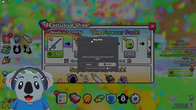 Spending 100,000 ROBUX On The Forever Pack (Pet Simulator 99) смотреть онлайн