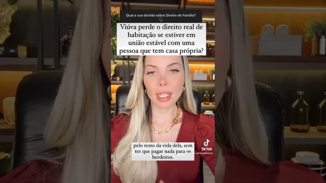 Viúva perde o direito real de habitação se estiver em união estável com uma pessoa que tem casa… смотреть онлайн