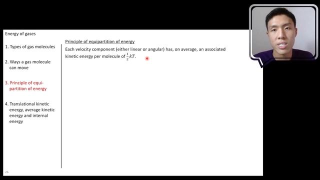 Principle of Equipartition of Energy [Chapter 9: Kinetic Theory of Gases] смотреть онлайн