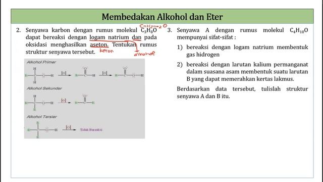 LENGKAP ‼️ Cara Membedakan Alkohol dan Eter - Soal dan Pembahasan смотреть онлайн