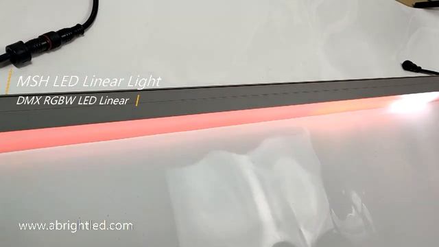 DMX RGBW LED linear light смотреть онлайн