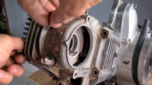 BORE UP STROKE UP GRAND 160CC - ENGINE ON смотреть онлайн
