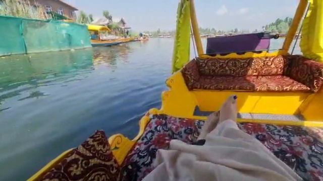 सुहाने मौसम में Shikara ride Srinagar- with hubby/Himachali Homely Home смотреть онлайн