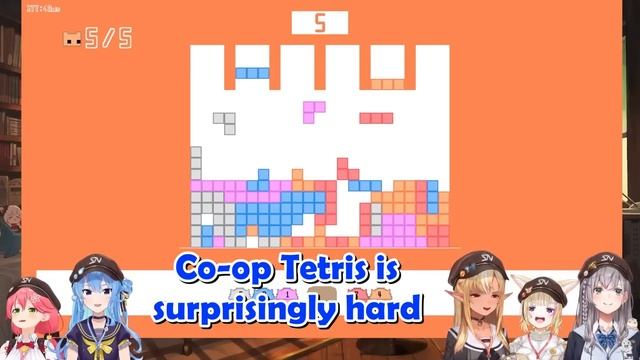 Shiraken having fun playing Tetris Co-op in Pico Park смотреть онлайн