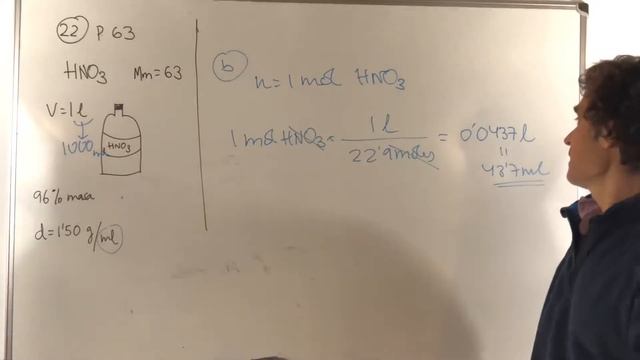 DISOLUCIONES-Cálculo de la concentración de una disolución de ácido nítrico смотреть онлайн