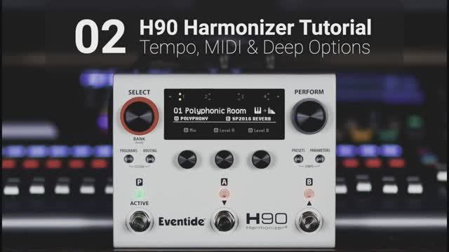 Eventide H90 Tutorial Part 2: Tempo, MIDI and Deep Options