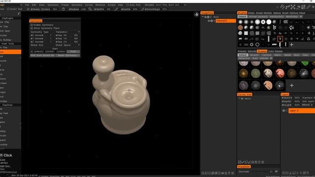 XYZ, Radial and Translation (Array) Symmetry - Intro to 3D Coat - 05 смотреть онлайн
