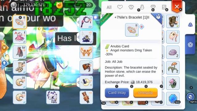 Ragnarok Mobile Global - Tanking AA with Anubis Card смотреть онлайн