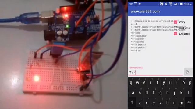 BLE - ARDUINO - LED - DHT11 смотреть онлайн