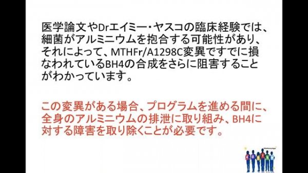 自閉症回復への遺伝子栄養療法Dr. エイミーヤスコ プロトコール：アルミニウムの問題点とその対応