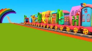 bob kereta api | haiwan abc lagu | Bob Animal Abc Song | Kids Tv Malaysia | Muzik anak-anak