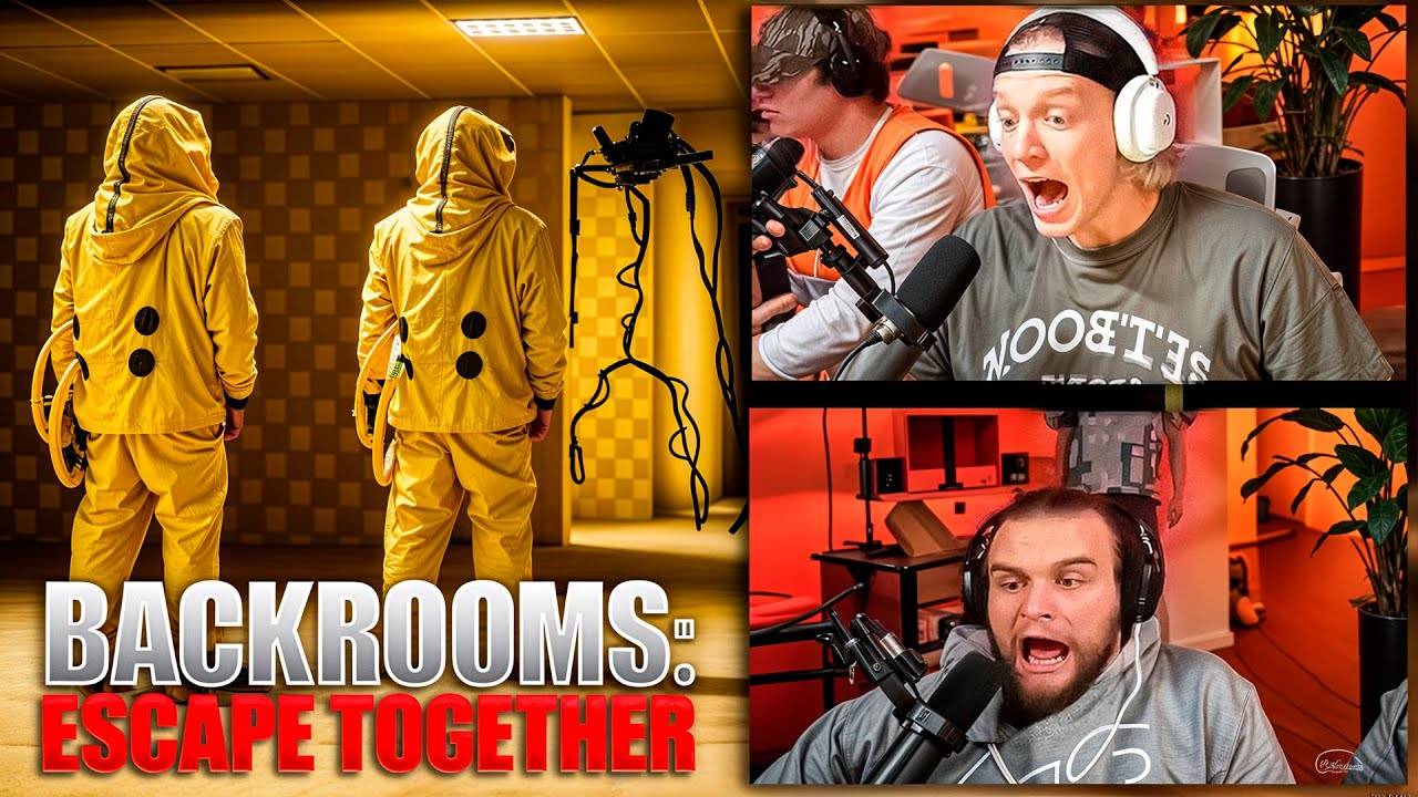 САМАЯ СТРАШНАЯ ИГРА | ХАЗЯЕВА и ШАХ ИГРАЮТ В BACKROOMS: ESCAPE TOGETHER смотреть онлайн