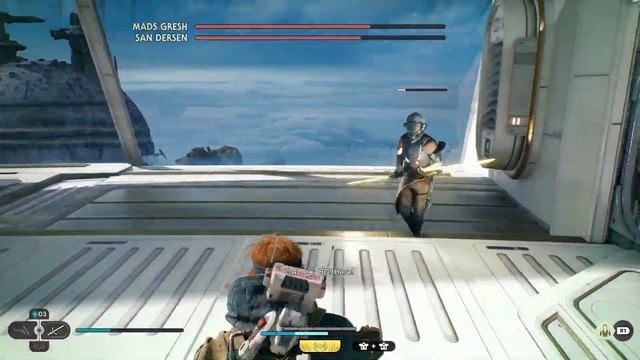 Star Wars Jedi: Survivor Cal vs Mads Gresh and San Dersen - Jedi Grand Master Difficulty смотреть онлайн