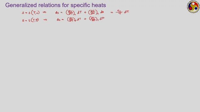 Lec 6: Generalized relations for entropy & specific heats смотреть онлайн
