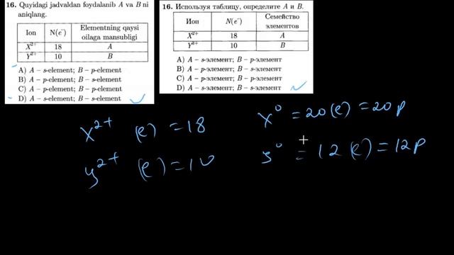 16-test davriy qonun va davriy sistema. Тест 16 периодический закон и периодическая система. смотреть онлайн