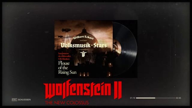 Wolfenstein 2 - The new Colossus - Schallplatten - House of the Rising Sun - [HD+] [Deutsch] смотреть онлайн