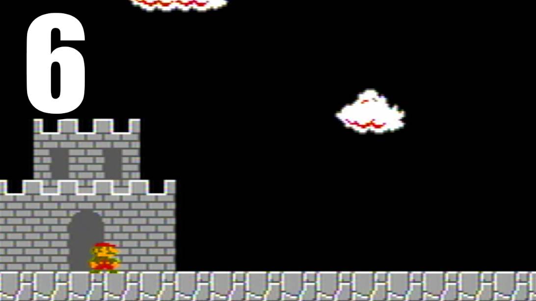 [#6 Super Mario Bros.] СЕРЫЙ WORLD (NES)